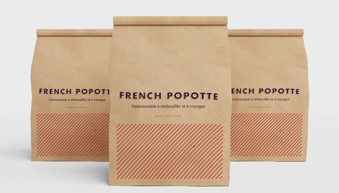 packaging french popotte sur papier kraft