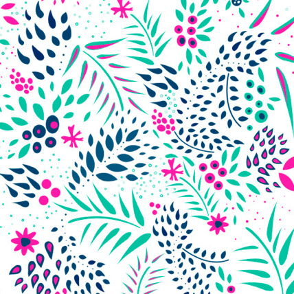 zoom pattern fleur graphique
