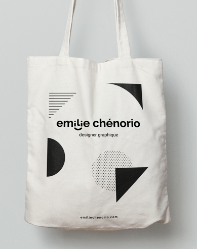 sac en coton design graphique