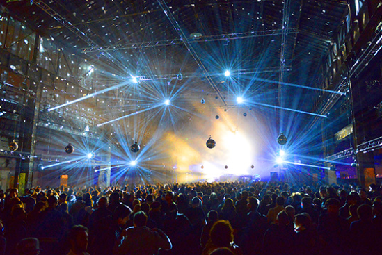 photo lors du festival les nuits sonores