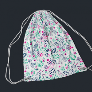 sac avec pattern fleur