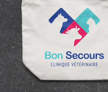 Sac tote bag logo Bon Secours