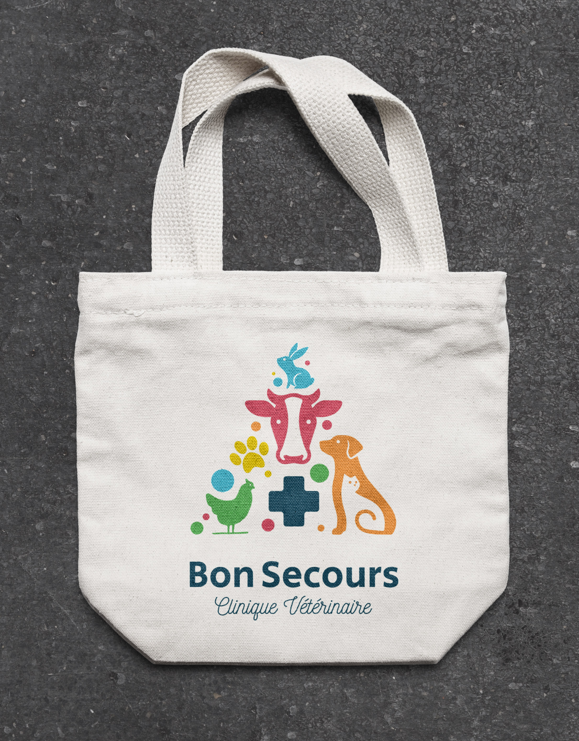 Sac tote bag logo Bon Secours