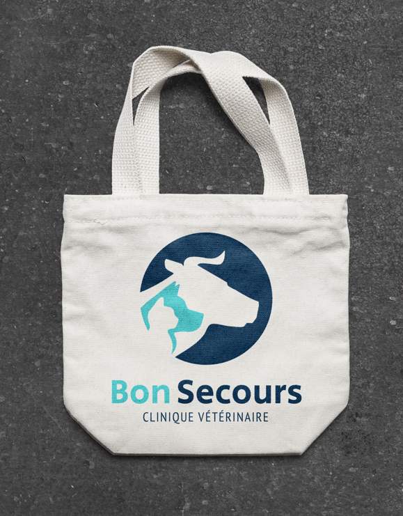 Sac tote bag logo Bon Secours