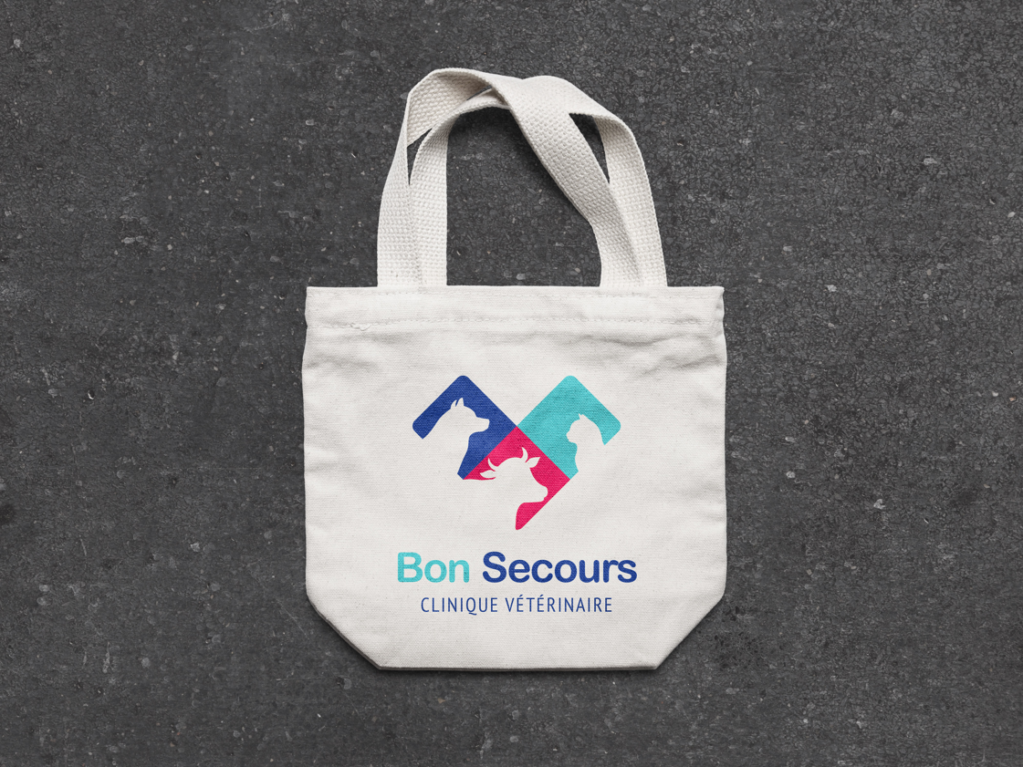 Sac tote bag logo Bon Secours